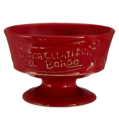 Virginia Casa Toscana Gelato Bowl Red